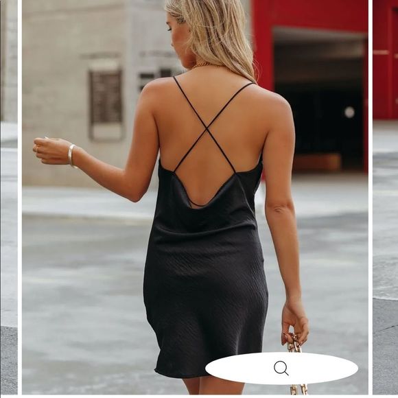 NWOT VICI ALIVIA SATIN LACE SLIP DRESS - Picture 5 of 9